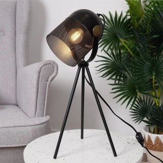 Trends4You Lampa stołowa czarna 45 cm