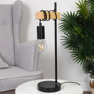 Trends4You Lampa stołowa czarna 51 cm