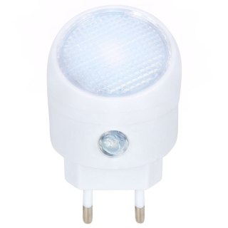 Grupa Orion Sp. z o.o. Lampka Nocna led do Kontaktu z Czujnikiem Zmierzchu 8 cm ORION Biała