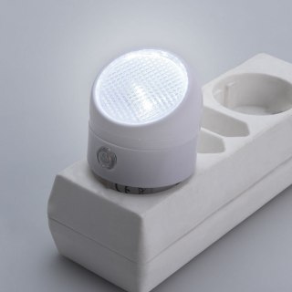 Grupa Orion Sp. z o.o. Lampka Nocna led do Kontaktu z Czujnikiem Zmierzchu 8 cm ORION Biała