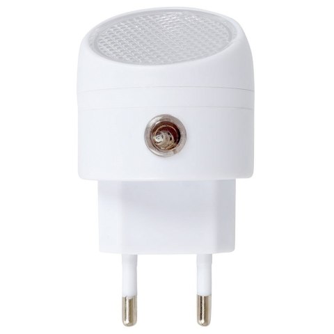 Grupa Orion Sp. z o.o. Lampka Nocna led do Kontaktu z Czujnikiem Zmierzchu 8 cm ORION Biała