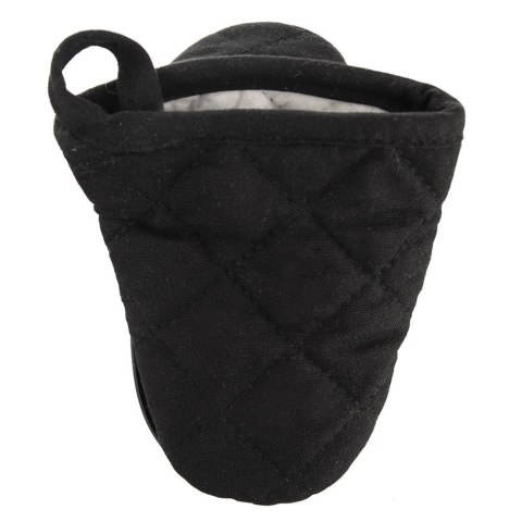 Grupa Orion Sp. z o.o. Rękawica Kuchenna Czarna z Magnesem Bawełna Silikon 15 cm ORION