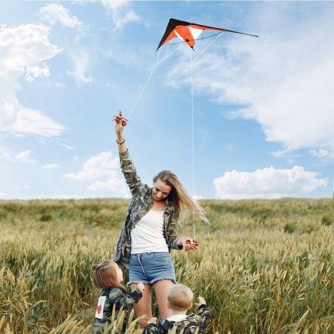 Grupa Orion Sp. z o.o. Latawiec akrobacyjny pomarańczowy 120x50 cm