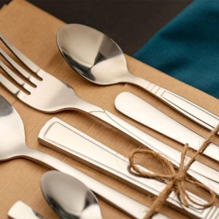 VLACHOS BROS S.A IMPORTS (NAVA),Valantis Vlachos Łyżeczka MAŁA do kawy herbaty zestaw komplet łyżeczek ACER 3 sztuki