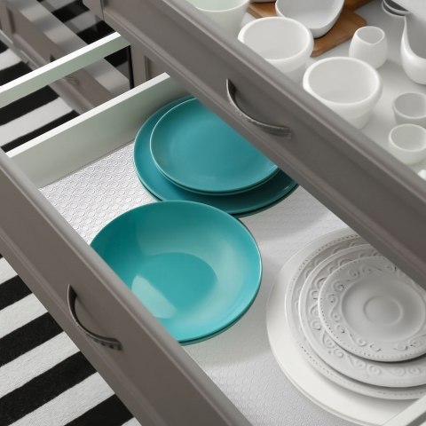 Grupa Orion Sp. z o.o. Mata Antypoślizgowa do Szuflady ORION 46 x 122 cm Przezroczysta PEVA