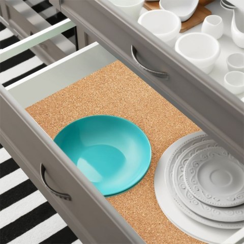 Grupa Orion Sp. z o.o. Mata Antypoślizgowa Samoprzylepna Korek 120 x 30,5 cm do Szuflady ORION