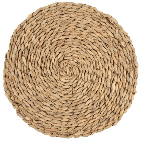 Grupa Orion Sp. z o.o. Podkładka na Stół Okrągła Naturalna Boho 35 cm ORION Liście Pałki Wodnej