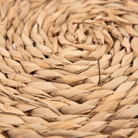 Grupa Orion Sp. z o.o. Podkładka na Stół Okrągła Naturalna Boho 35 cm ORION Liście Pałki Wodnej