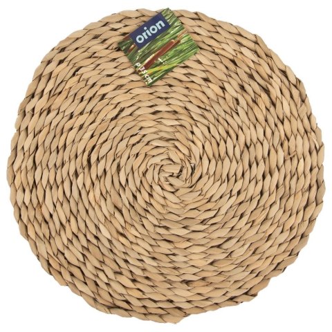 Grupa Orion Sp. z o.o. Podkładka na Stół Okrągła Naturalna Boho 35 cm ORION Liście Pałki Wodnej