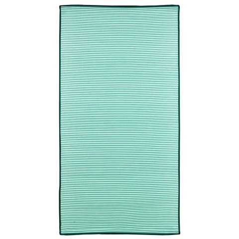 Mata plażowa piknikowa rolowana koc biwakowy plażowy składany zielona 180x90 cm