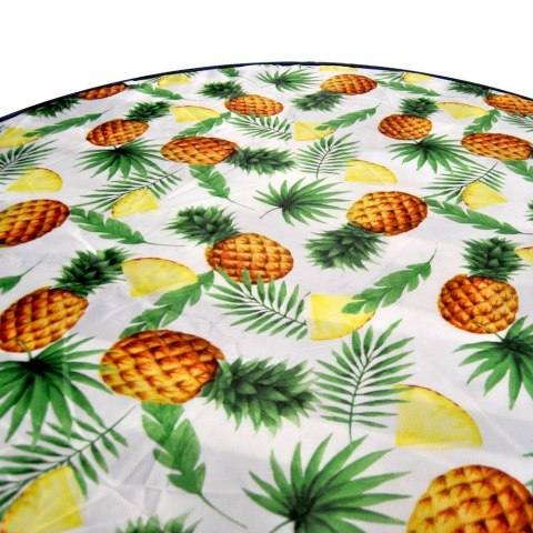 Grupa Orion Sp. z o.o. Koc Mata Piknikowa Plażowa Okrągła Lekka z Pokrowcem Solidna PROBEACH 138cm