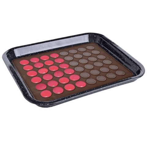 Grupa Orion Sp. z o.o. Mata do Pieczenia 48 Makaroników Silikonowa Solidna ORION 39,5 x 29,5 cm