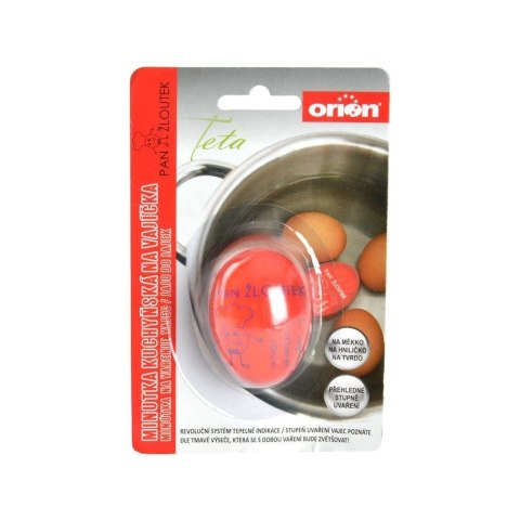 Grupa Orion Sp. z o.o. Minutnik do Jajek Termiczny 6 x 4 cm ze Wskaźnikiem Ciepła Tworzywo ORION