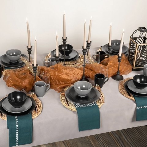 Grupa Orion Sp. z o.o. Miseczka salaterka ceramiczna szara ALFA 600 ml