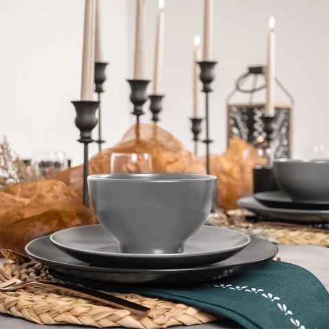 Grupa Orion Sp. z o.o. Miseczka salaterka ceramiczna szara ALFA 600 ml