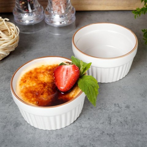 Grupa Orion Sp. z o.o. Miseczki do Zapiekania 170 ml Porcelanowe Zestaw 2 szt EXCELLENT HOUSEWARE