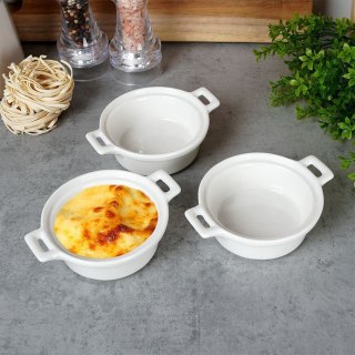Grupa Orion Sp. z o.o. Miseczki do Zapiekania z Uchwytem 130 ml Zestaw 3 szt EXCELLENT HOUSEWARE