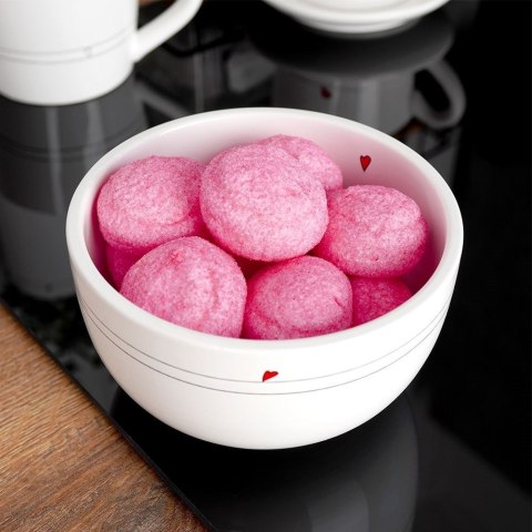 Miska miseczka / salaterka ceramiczna biała SERDUSZKA 450 ml