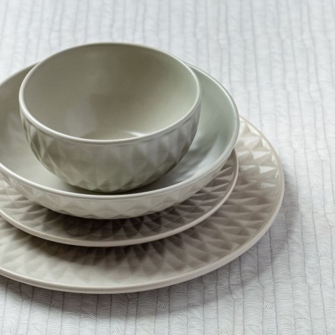 VLACHOS BROS S.A IMPORTS (NAVA),Valantis Vlachos Miska salaterka ceramiczna szara 14 cm 700 ml SOHO CLASSIC