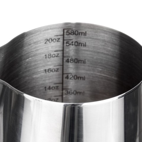 Grupa Orion Sp. z o.o. Mlecznik Dzbanek na Mleko Stalowy z Miarką ORION 580 ml