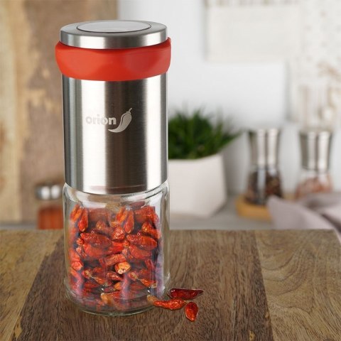 Grupa Orion Sp. z o.o. Młynek do Mielenia Papryczek Chilli Przypraw Stalowy Ręczny ORION 14 cm