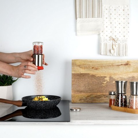 Grupa Orion Sp. z o.o. Młynek do Mielenia Papryczek Chilli Przypraw Stalowy Ręczny ORION 14 cm