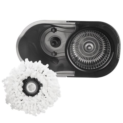 Grupa Orion Sp. z o.o. Mop Obrotowy z Wiadrem z Wyciskaczem GREY 19 L Mikrofibra ORION