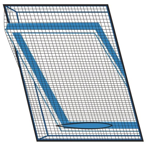 Grupa Orion Sp. z o.o. Moskitiera Siatka na Okno Dachowe Owady z Zamkiem ORION Czarna 140 x 120 cm