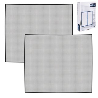 Grupa Orion Sp. z o.o. Moskitiera Siatka Okienna na Okno Owady Czarna ORION 150x130 cm 2 szt.