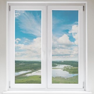 Grupa Orion Sp. z o.o. Moskitiera na Okno Biała 150 x 130 cm 2 szt. z Taśmą Poliester ORION