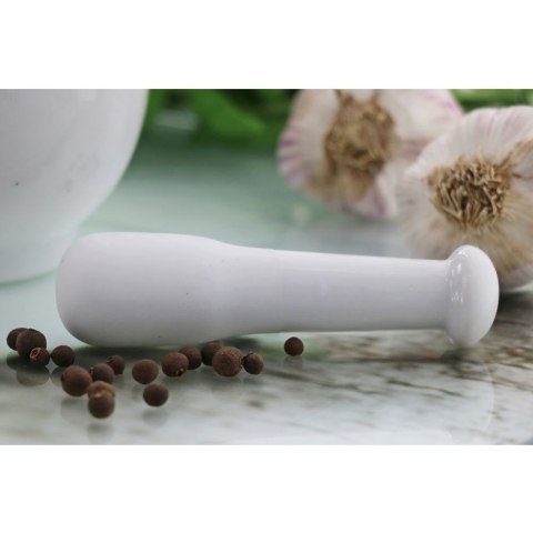 Grupa Orion Sp. z o.o. Moździerz do przypraw ceramiczny z tłuczkiem do ucierania przypraw ziół orzechów 10,5 cm