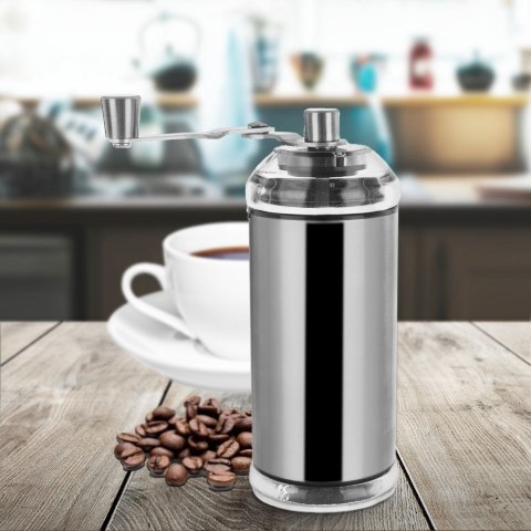 Grupa Orion Sp. z o.o. NOWOCZESNY RĘCZNY MŁYNEK DO MIELENIA KAWY STALOWY