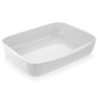 Grupa Orion Sp. z o.o. Naczynie Żaroodporne Porcelanowe 30,5 x 24,5 cm 2,2 L z uchwytami ORION