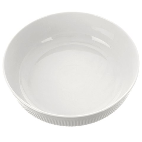 Grupa Orion Sp. z o.o. Naczynie Żaroodporne Porcelanowe Okrągłe Białe Solidne ORION 29 x 29 x 8 cm