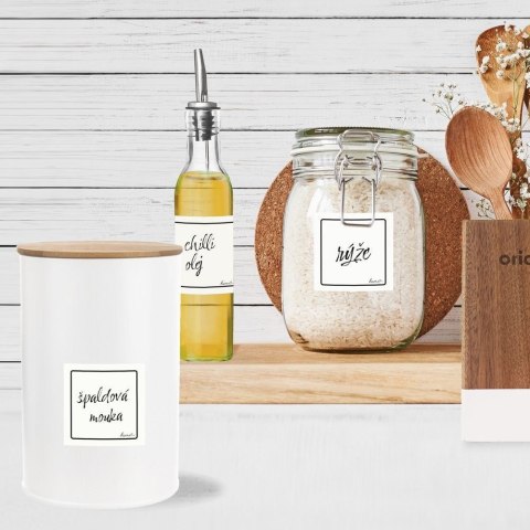 Grupa Orion Sp. z o.o. Naklejki Samoprzylepne Kwadratowe 4,7 x 4,7 cm Białe Papierowe ORION