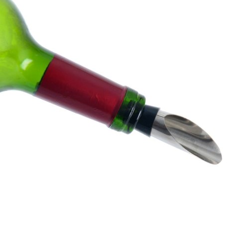 Grupa Orion Sp. z o.o. Zatyczka do Wina 2w1 ORION Korek z Nalewakiem Stal Nierdzewna