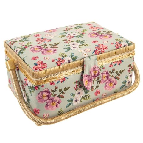 Grupa Orion Sp. z o.o. Niciarka z Pokrywą 29 x 20 x 13 cm Drewniana Solidna Trwała ORION