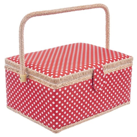 Grupa Orion Sp. z o.o. Niciarka z Pokrywą 24 x 18 x 12 cm Drewniana Solidna Trwała ORION