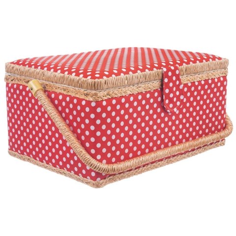 Grupa Orion Sp. z o.o. Niciarka z Pokrywą 24 x 18 x 12 cm Drewniana Solidna Trwała ORION