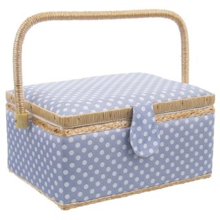 Grupa Orion Sp. z o.o. Niciarka Organizer na Nici Szpilki, Guziki Niebieska ORION 30 x 23 x 16 cm
