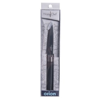 Grupa Orion Sp. z o.o. Nóż kuchenny stalowo-tytanowy czarny 10 cm TITAN CHEF