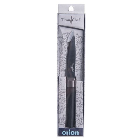 Grupa Orion Sp. z o.o. Nóż kuchenny stalowo-tytanowy czarny 10 cm TITAN CHEF
