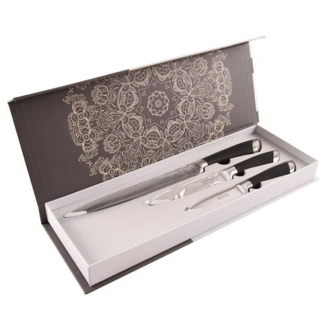 Grupa Orion Sp. z o.o. Zestaw Noży Kuchennych do Krojenia Uniwersalne Stalowe Solidne ORION 3 szt.