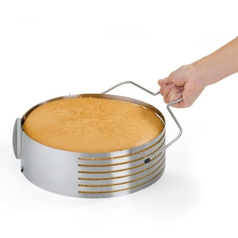 Grupa Orion Sp. z o.o. Nóż Strunowy do Ciasta 33 cm Stal Nierdzewna Regulowany ORION