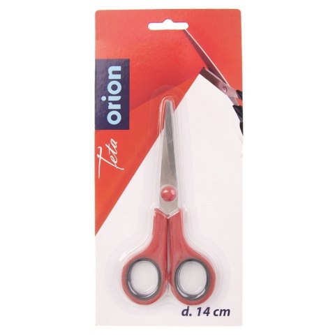 Grupa Orion Sp. z o.o. Nożyczki Kuchenne 14 cm Stal Nierdzewna Czerwone Solidne ORION