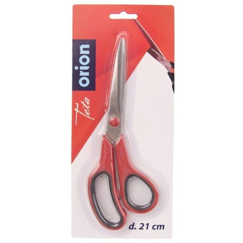 Grupa Orion Sp. z o.o. Nożyczki Kuchenne 21 cm Stal Nierdzewna Czerwone Solidne ORION