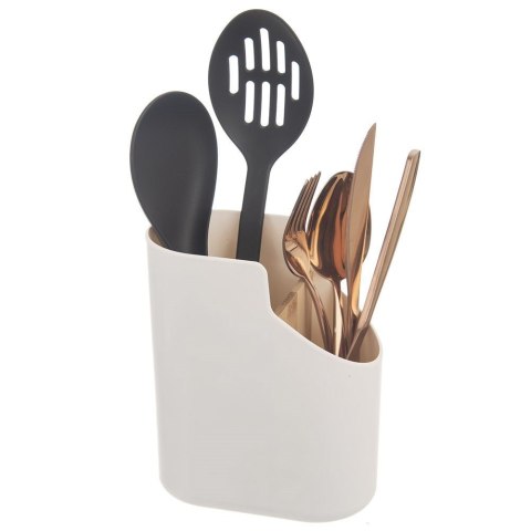 Grupa Orion Sp. z o.o. Bambusowy Ociekacz na Sztućce Przybory Kuchenne ORION 17,5x14,5x8,5 cm