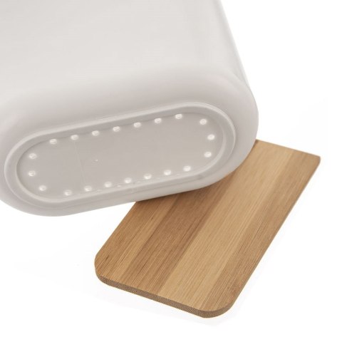 Grupa Orion Sp. z o.o. Bambusowy Ociekacz na Sztućce Przybory Kuchenne ORION 17,5x14,5x8,5 cm