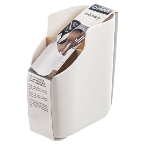 Grupa Orion Sp. z o.o. Bambusowy Ociekacz na Sztućce Przybory Kuchenne ORION 17,5x14,5x8,5 cm