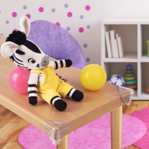 Grupa Orion Sp. z o.o. Ochraniacz na Rogi Mebli 4 szt. Silikonowy Przezroczysty ORION